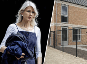 Mona keizer met een huis als foto