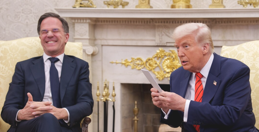 Rutten met Trump in gesprek