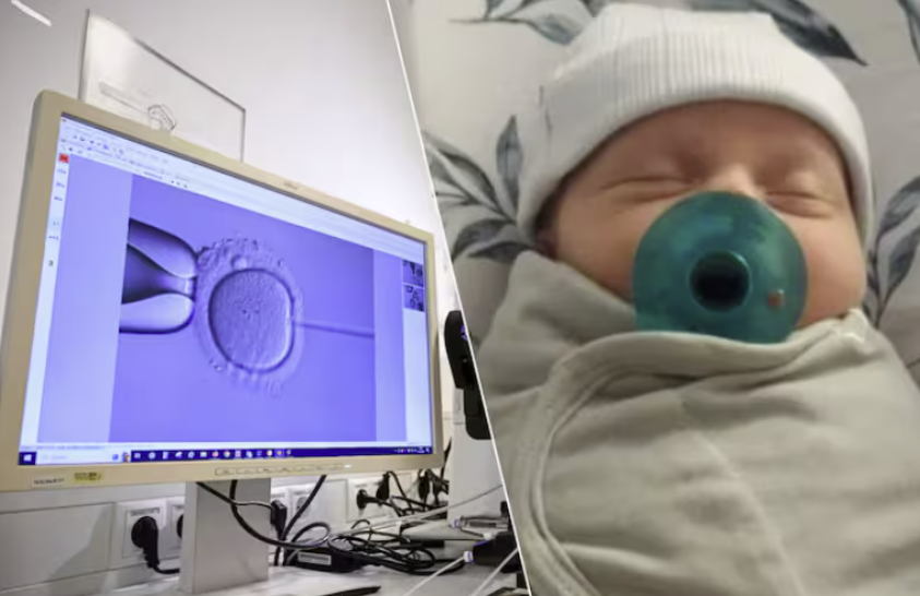 Deze baby lag 30 jaar op ijs en is nu kerngezond geboren