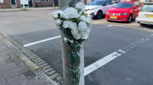 Bloemen op straat