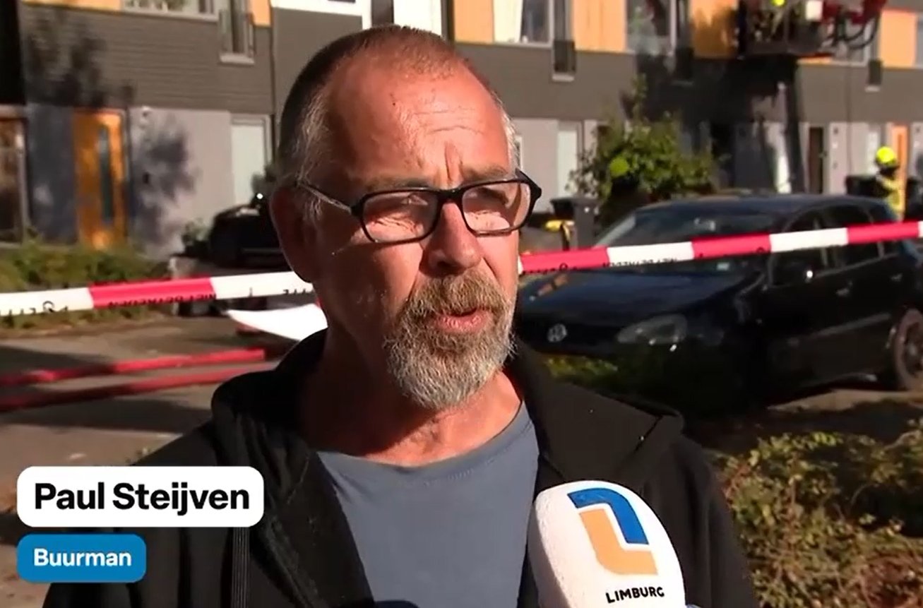 Buurman Paul zet alles op alles om gezin te redden bij woningbrand in Roermond