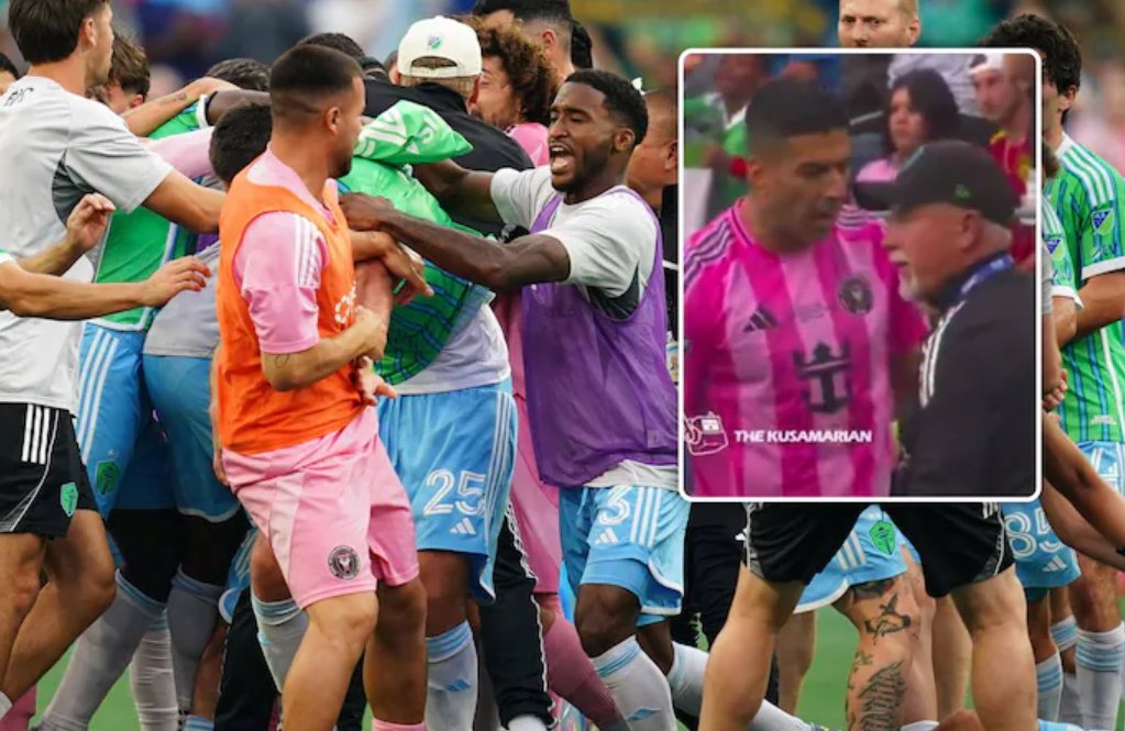 Luis Suárez misdraagt zich na verloren finale Inter Miami: Uruguayaan bespuugt staflid tegenstander