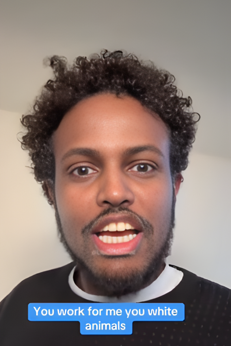 Schokkende video gaat viraal: Somalische asielzoeker scheldt hardwerkende burgers uit en claimt dat ‘iedereen voor hem werkt’