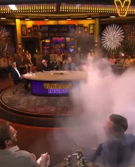 Chaos in Vandaag Inside na rookpluimen: “Staken!”