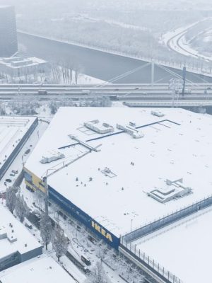 IKEA blijft ook vandaag gesloten vanwege sneeuw op dak