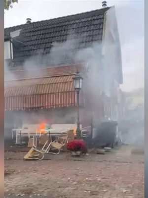 Confrontatie tussen Heracles- en PEC-supporters loopt uit op verwoesting café