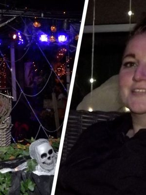 Jenou woont in Halloween-huis: “Hier ligt het skelet van de buurvrouw”