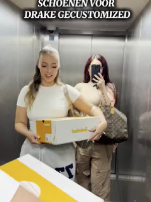 Amber uit Almelo raakt wereldwijde spotlight: Drake showt haar zelfgemaakte sneakers
