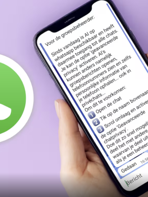 Meta AI duikt op in je WhatsApp – zo voorkom je dat het met je meeleest