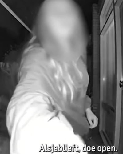 Deurcamera filmt wanhopig meisje bij woning in Lemelerveld