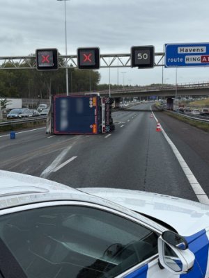 Grote verkeershinder bij Rotterdam: A16 afgesloten, omrijden verplicht