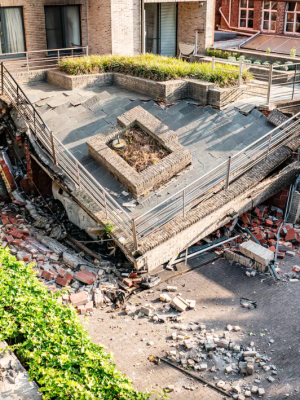 Hybride auto ontploft in België: complete binnenplaats verwoest, zeven flats onbewoonbaar!