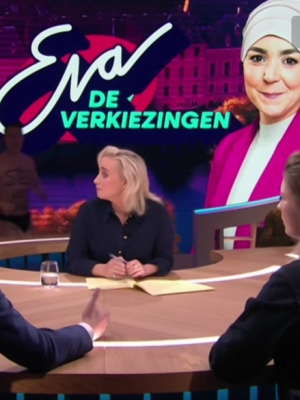 Zo verstoorde de Vegan Streaker de uitzending van Eva Jinek
