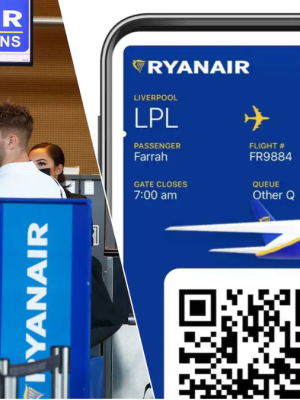 Vliegen met Ryanair vanaf woensdag alleen nog met ticket in app