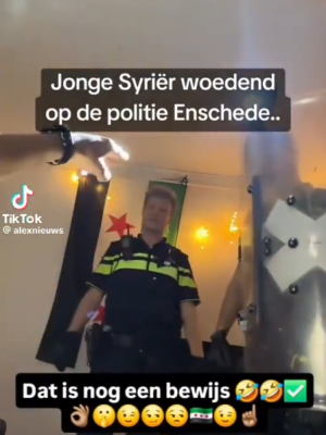 Filmpje ontploft online: Syrische familie heeft geen respect voor de politie