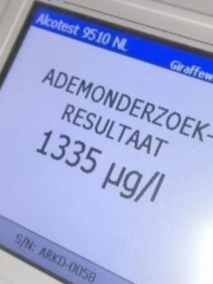 Dronken automobilist rijdt speeltuin in terwijl kinderen aan het spelen zijn