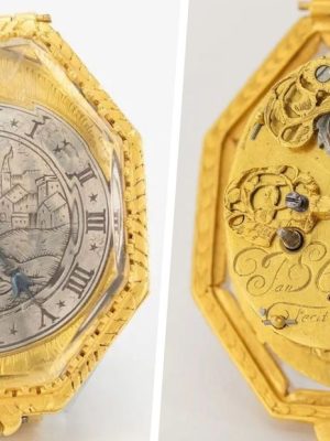 Zeldzaam 17e-eeuws horloge uit Hallum duikt op bij Duitse veiling