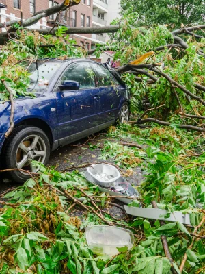 Auto beschadigd door storm? Verzekeraars waarschuwen: “Niet iedereen krijgt geld uitgekeerd!”