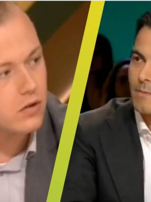 Jayden (21) confronteert Jetten op tv: “Mijn generatie is dit beleid zat”