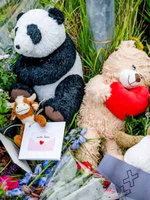 Monument voor Lisa: bloemen, kaarten en knuffels verwijderd