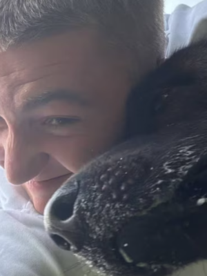 Mart Hoogkamer na dagenlange zoektocht herenigd met vermiste hond Ciro: ‘Ik heb m’n jongen weer’